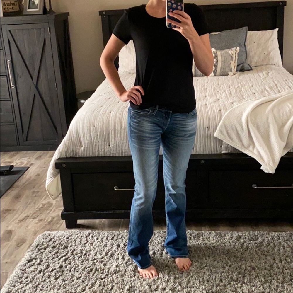 Buckle Black BootCut Jeans 27 x 36